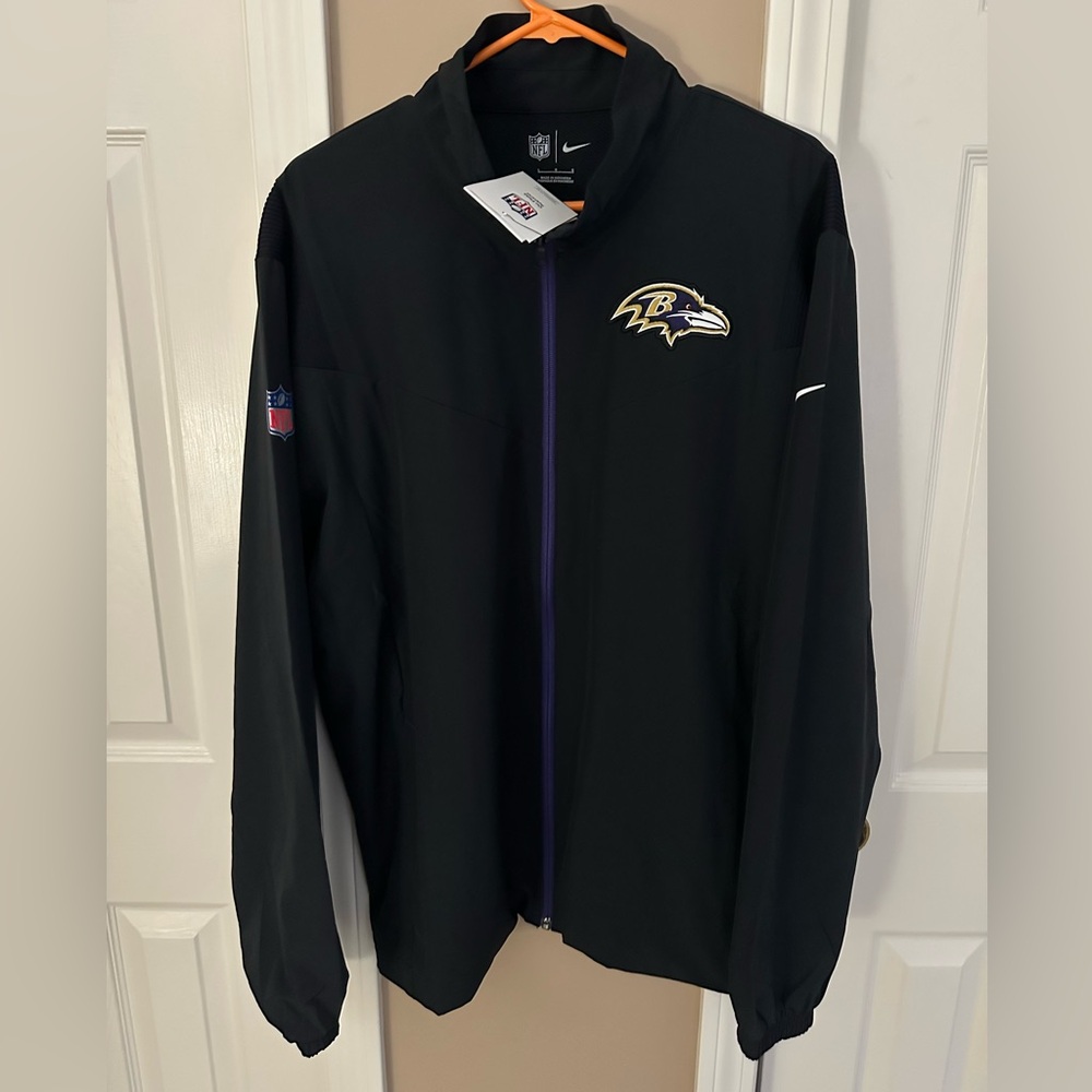 Nike On Field Baltimore Ravens Jacket Men’s Size LARGE